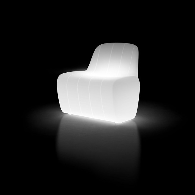 Scaun interior exterior iluminat din polietilena Plust Jetlag Chair Light